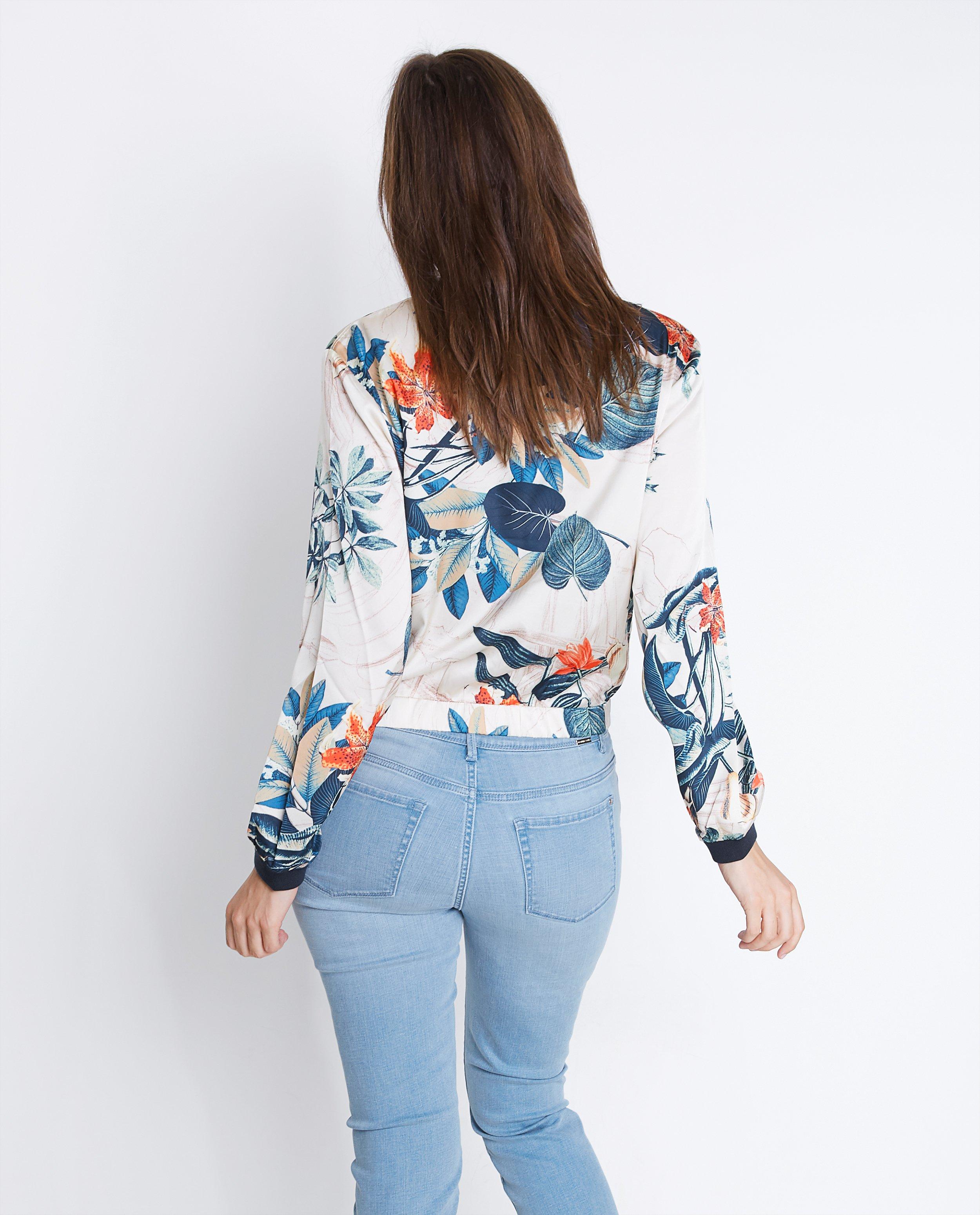 Blazers - Bomberjas met florale print