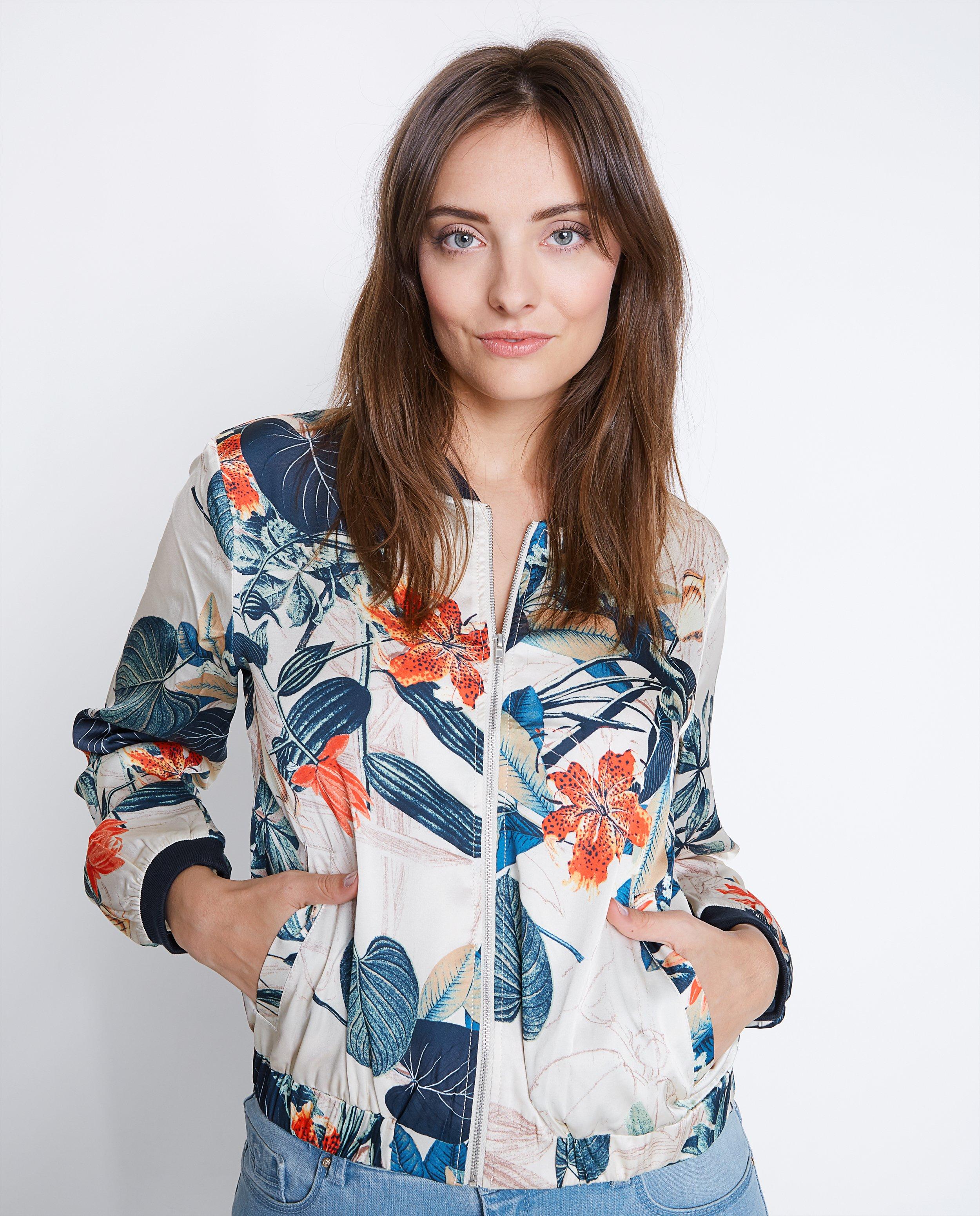 Blazers - Bomberjas met florale print