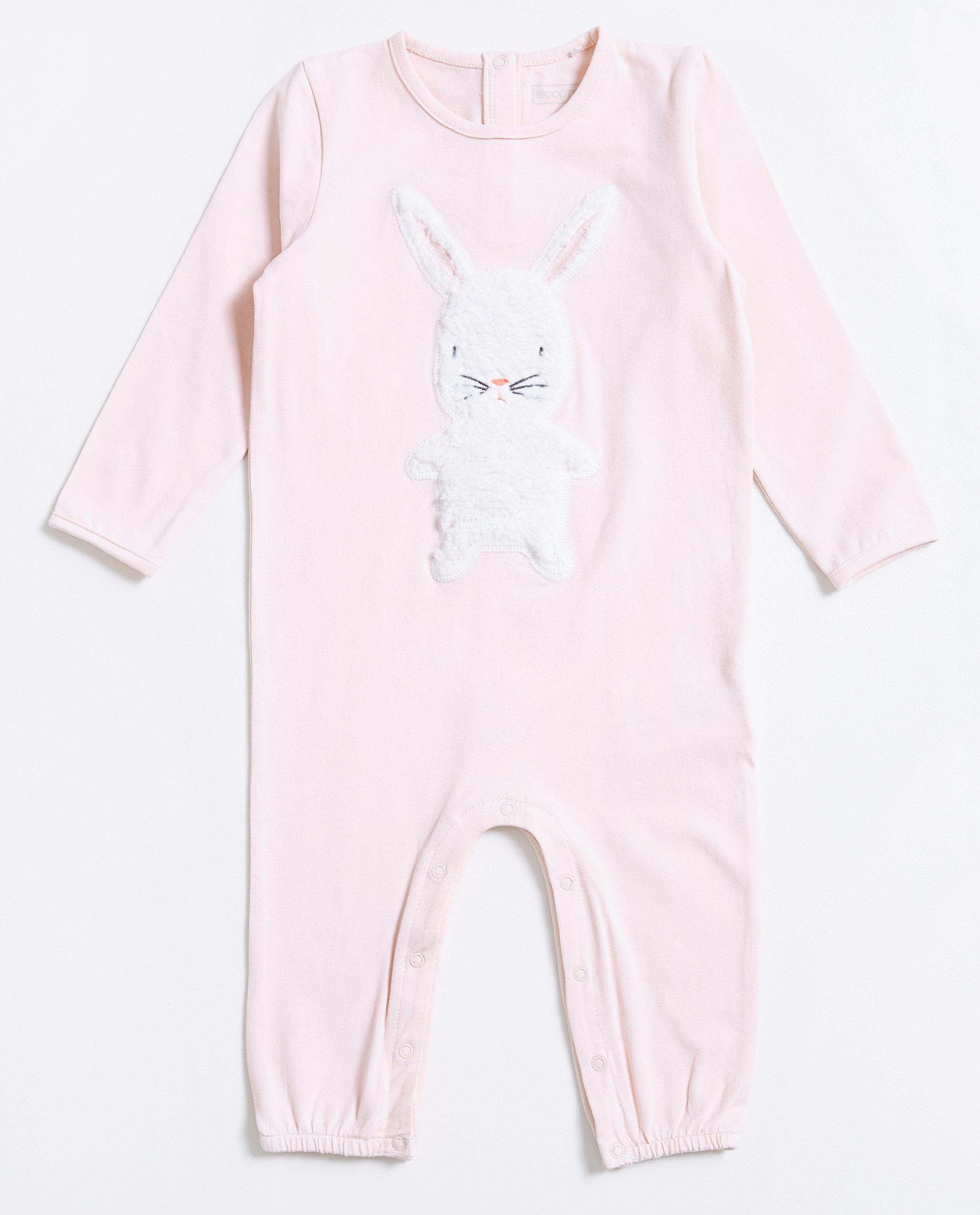 Lichtroze pyjama met konijn - null - JBC