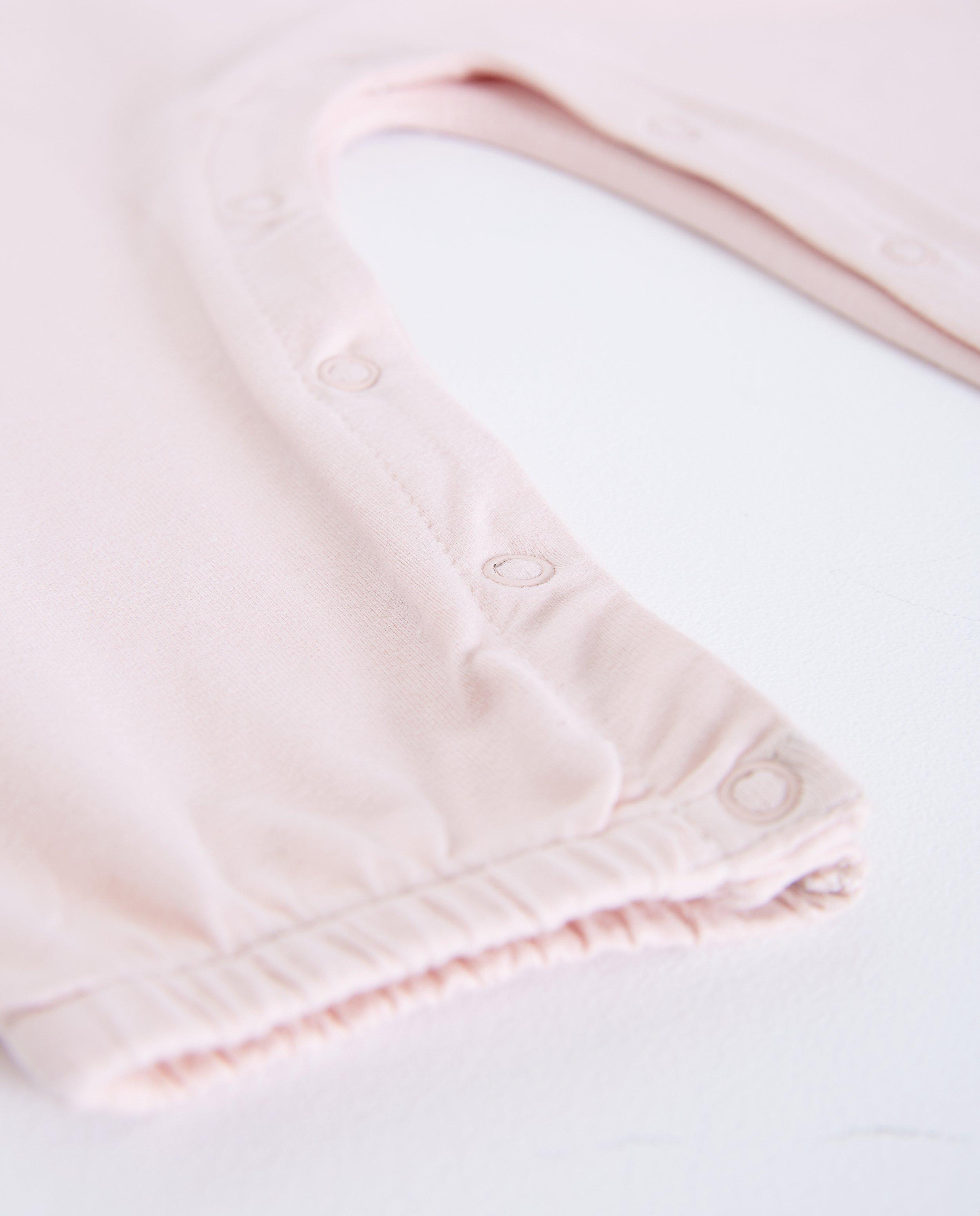 Nachtkleding - Lichtroze pyjama met konijn
