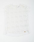 Wit T-shirt met gouden glitterprint - null - JBC