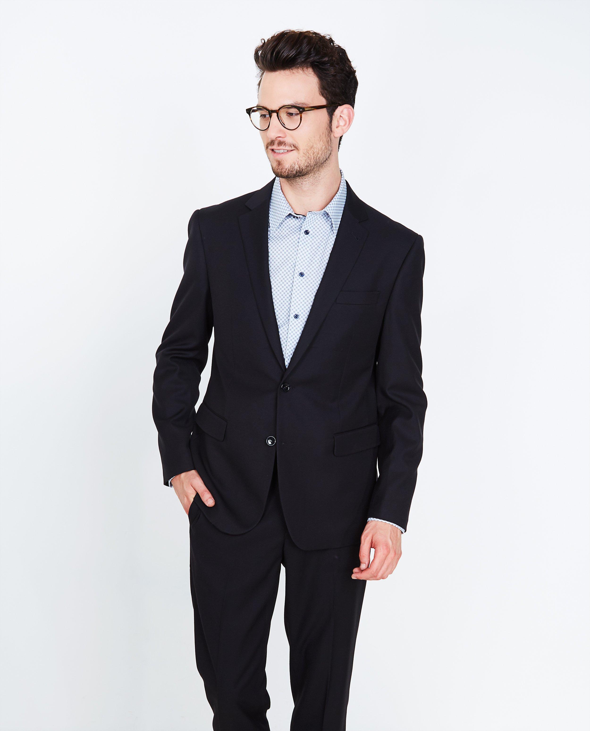 Blazers - Zwarte geklede blazer