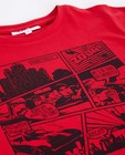 T-shirts - Rood T-shirt met cartoon BESTies