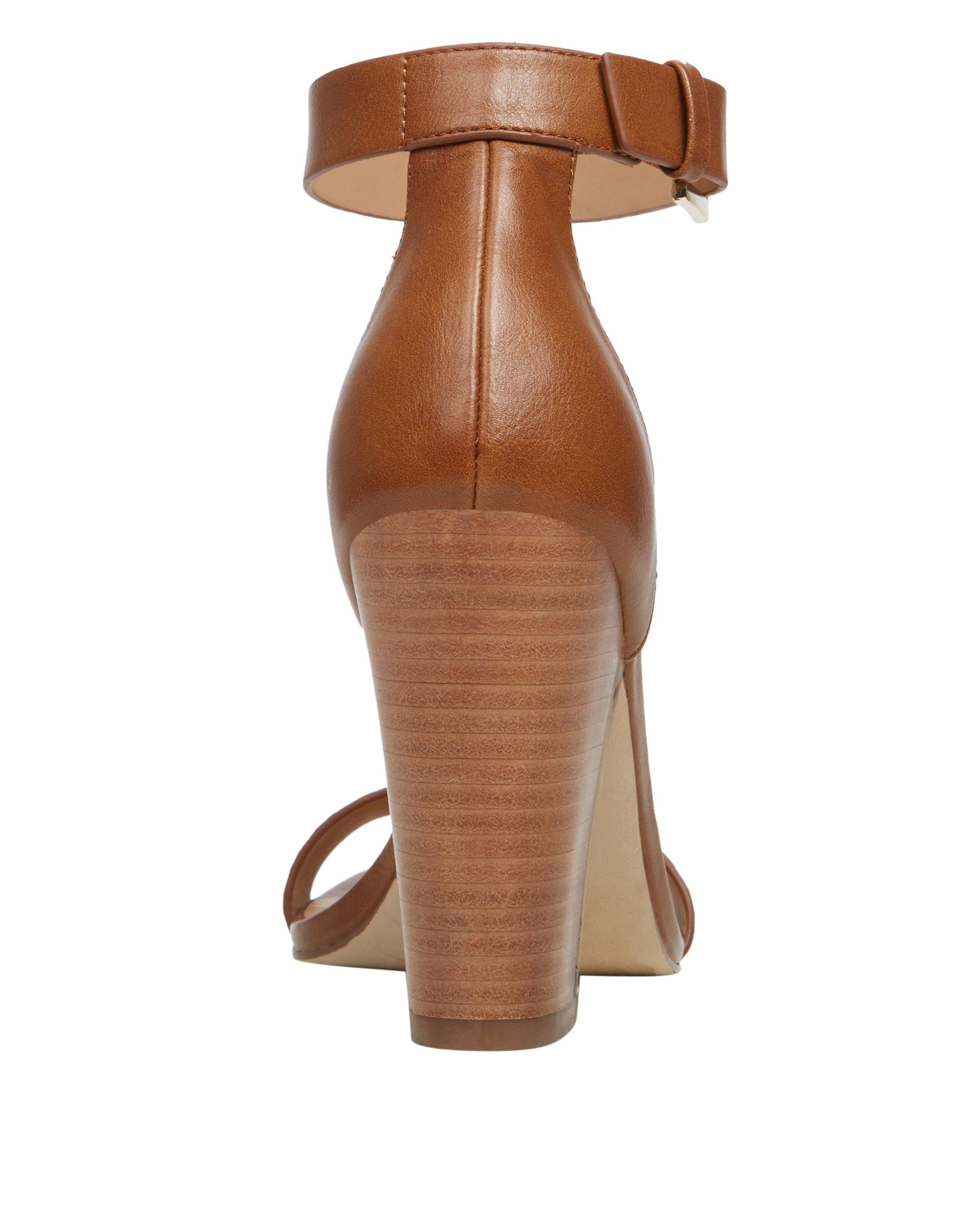 Sandales brunes &agrave; talon - D&eacute;tails du produit - brun - image num&eacute;ro 3