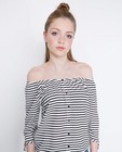 Hemden - Zwart-wit gestreepte blouse