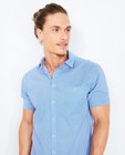 Hemden - Lichtblauw hemd met stippenprint