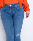 Jeans - Destroyed jeans met enkellengte