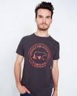 T-shirts - Donkergrijs T-shirt met berenprint