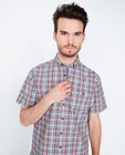 Hemden - Grijs geruit hemd, comfort fit