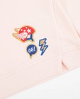 Sweats - Roze sweater met patches Soy Luna