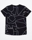 T-shirts - Zwart T-shirt met print Rox