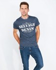 Blauwgrijs T-shirt met opschrift - null - Quarterback
