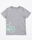 Grijs gespikkeld T-shirt met print - null - JBC