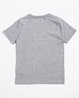 T-shirts - Grijs gespikkeld T-shirt met print