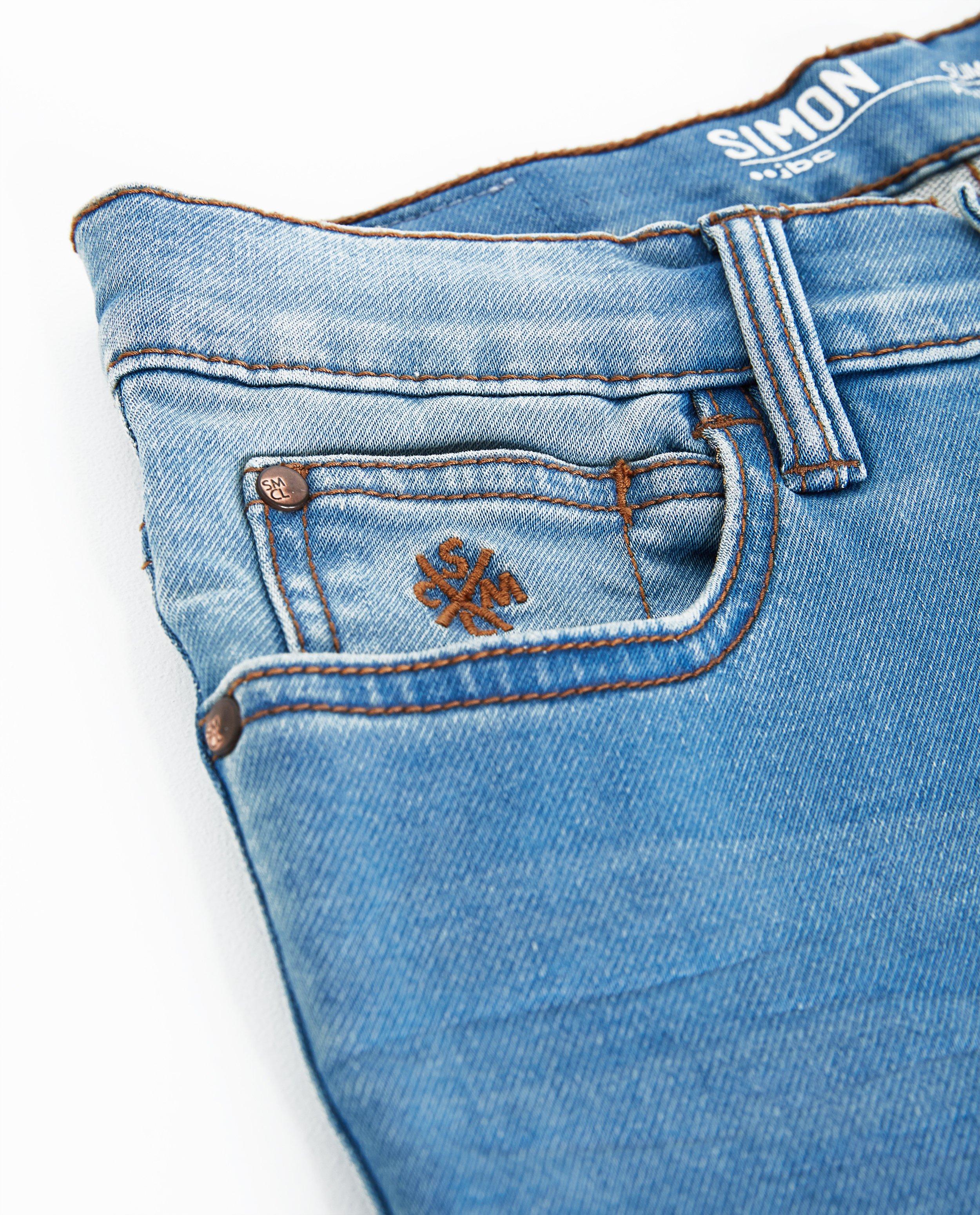 Jeans - Jeans slim bleu clair SIMON