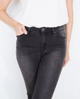 Jeans - Donkergrijze shaped denim