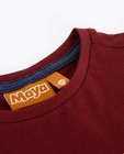 T-shirts - Bordeauxrode longsleeve Maya
