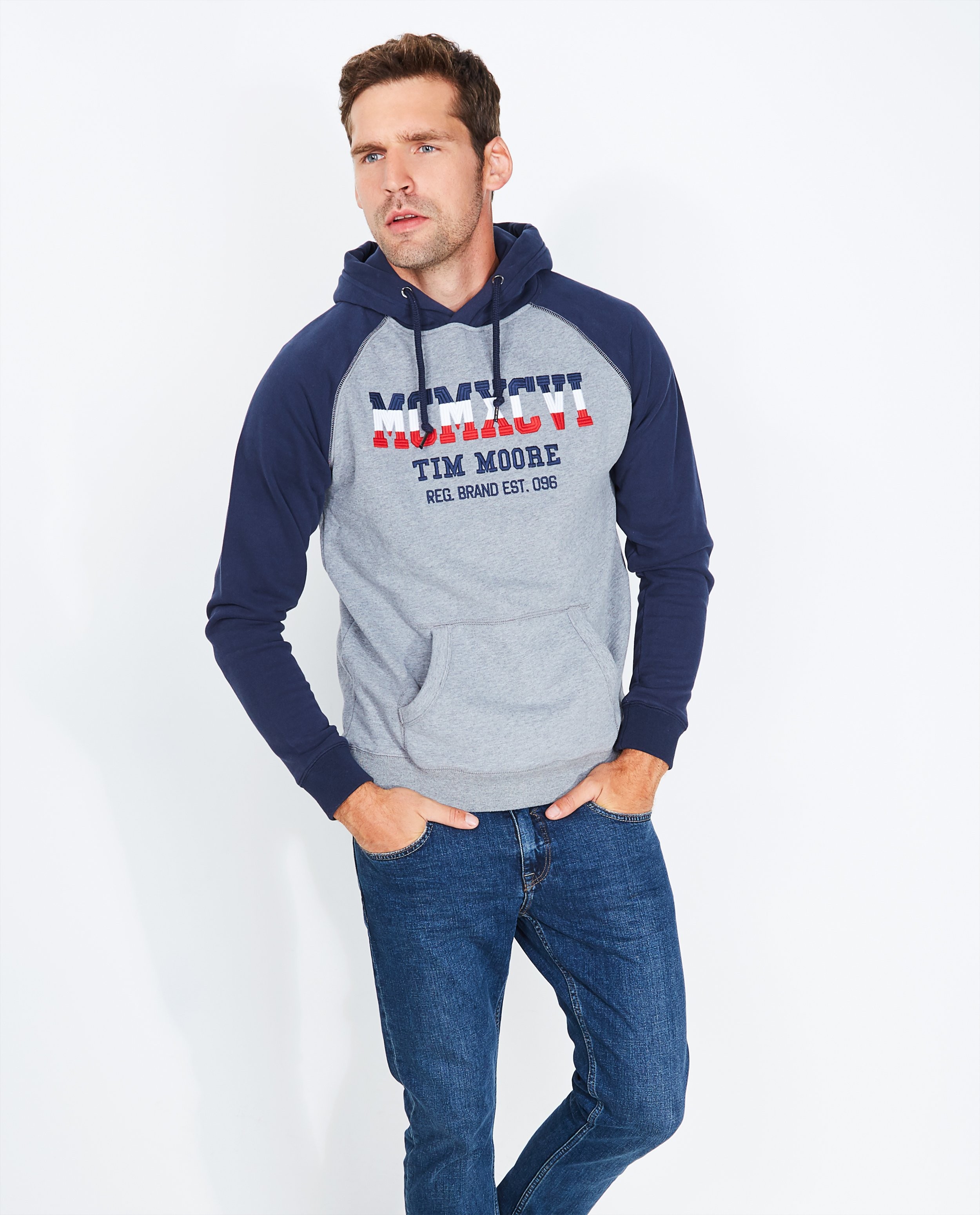 Sweats - Sportieve hoodie met opschrift