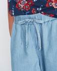 Pantalons - Lichtblauwe soepele jeansbroek 