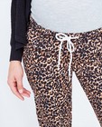 Broeken - Soepele broek met luipaardprint
