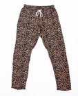 Broeken - Soepele broek met luipaardprint
