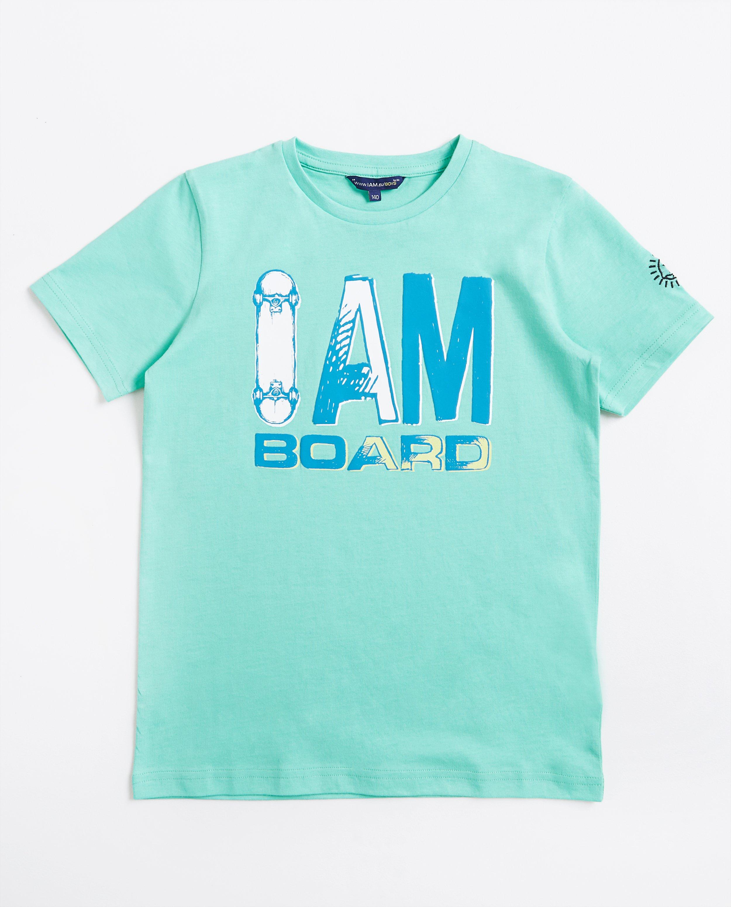 Mintgroen skate T-shirt I AM  - null - I AM