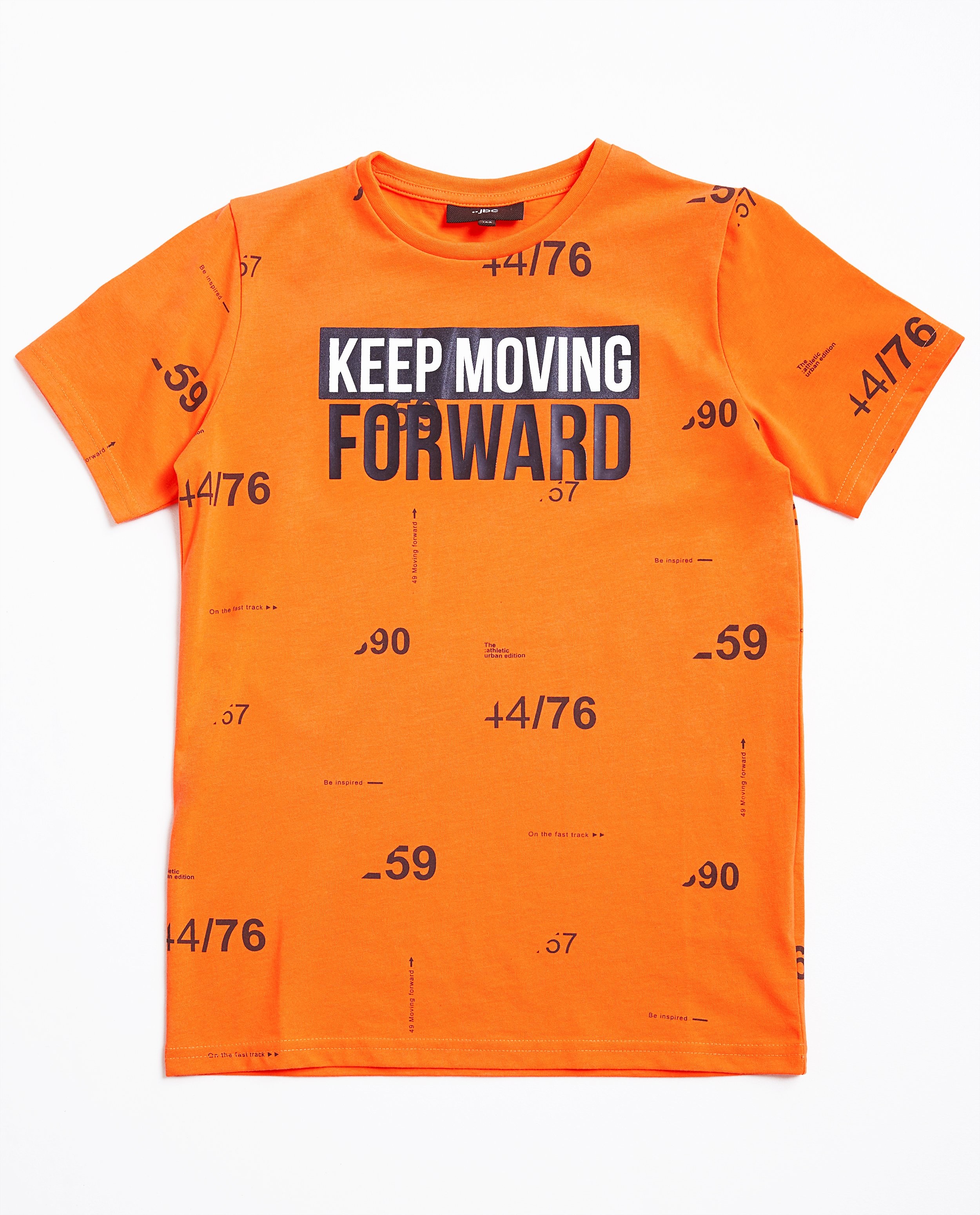 Fluo-oranje T-shirt - met print - JBC