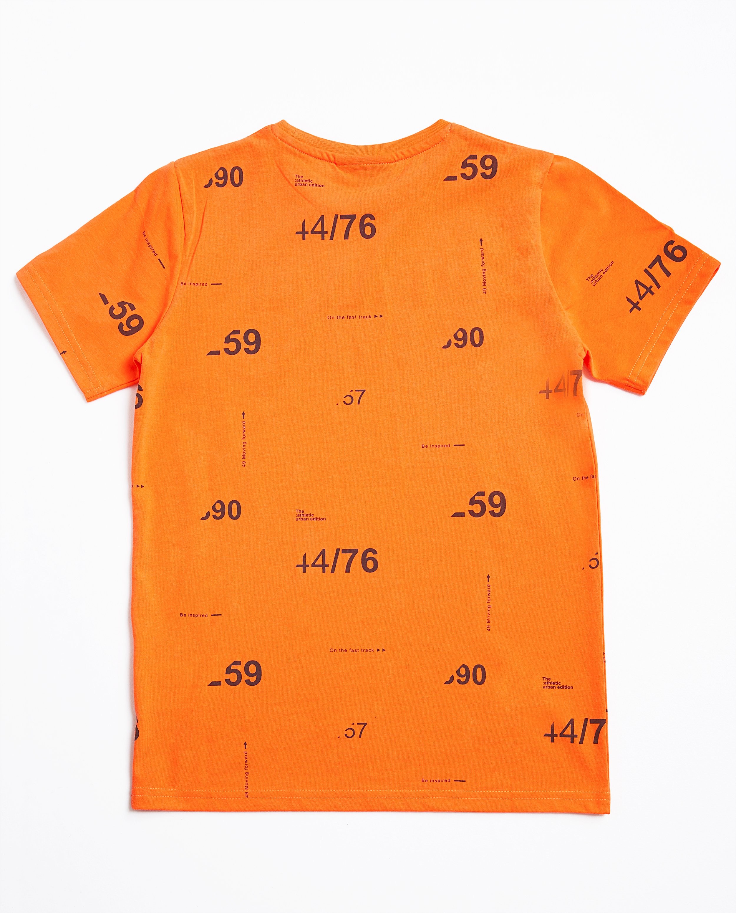 T-shirts - Fluo-oranje T-shirt