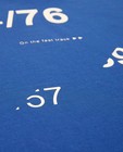 T-shirts - Blauwe longsleeve met print BESTies