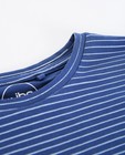 T-shirts - Donkerblauw-witte top DE