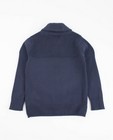 Pulls - Donkerblauwe trui met sjaalkraag