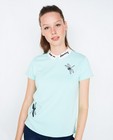 T-shirts - Mintgroene blouse met kraagje