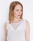 Hemden - Witte blouse met volants