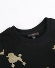 Sweaters - Roomwitte sweater met glitterprint