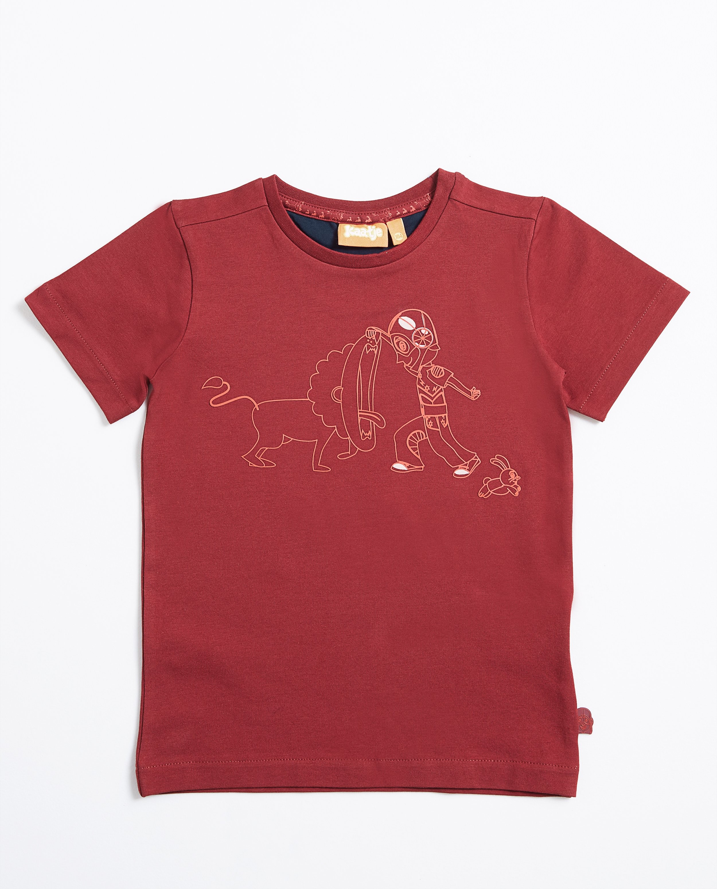 T-shirts - Bordeauxrood T-shirt Kaatje