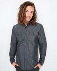 Hemden - Donkergrijs jeanshemd