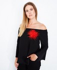 Chemises - Zwarte off-shoulder blouse