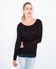 Truien - Zwarte trui met metaaldraad