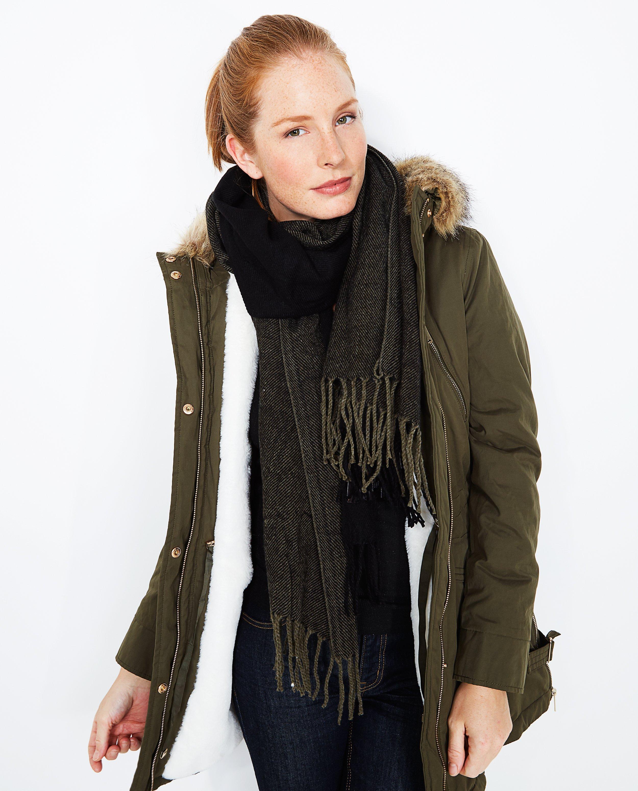 Parka met imitatiepels - Product Detail - khaki - afbeelding nummer 4