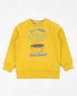 Sweaters - Mosterdgele sweater met print Plop