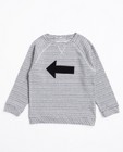 Sweaters - Gestreepte trui met pijl