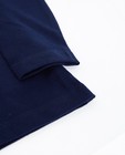 T-shirts - Marineblauw rolkraagtruitje met print