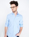 Hemden - Lichtblauw effen hemd