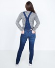 Jumpsuit - Donkerblauwe jeanssalopette