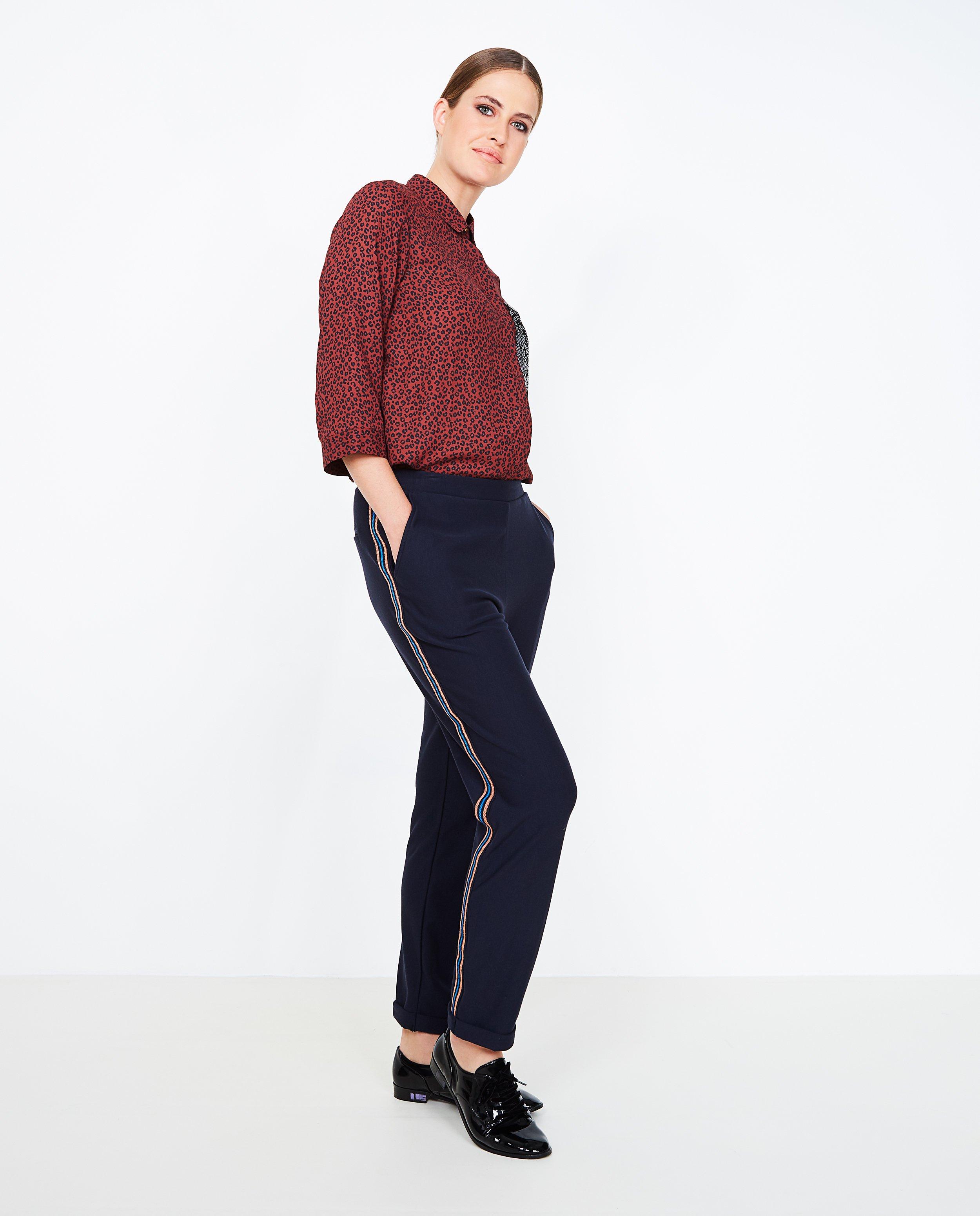 Sweatbroek met glitterstrook Youh! - null - Youh!