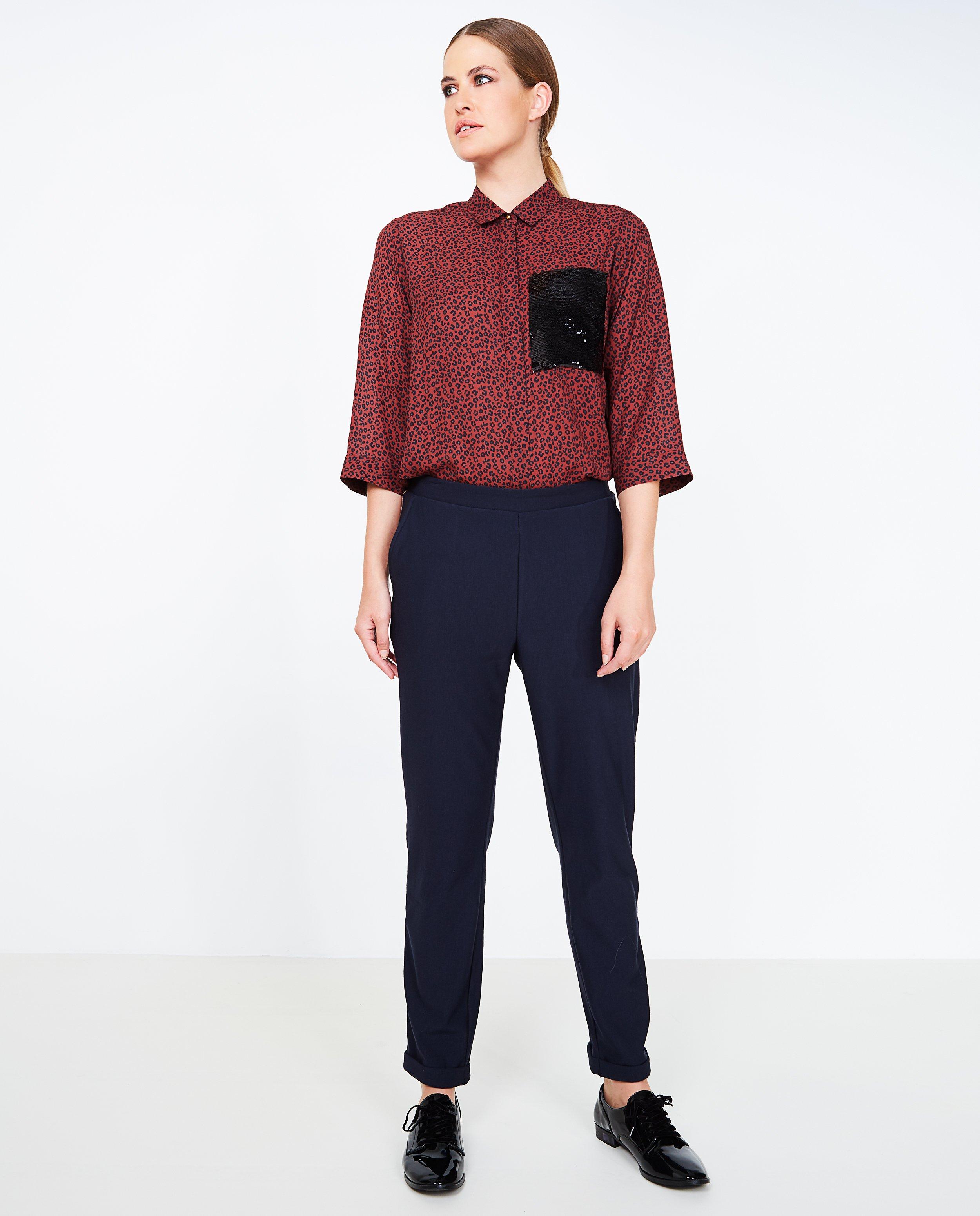 Broeken - Sweatbroek met glitterstrook Youh!