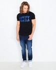 T-shirts - Donkerblauw statement T-shirt