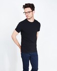 T-shirt noir - en coton bio - Iveo