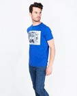 Koningsblauw T-shirt met fotoprint - null - Tim Moore