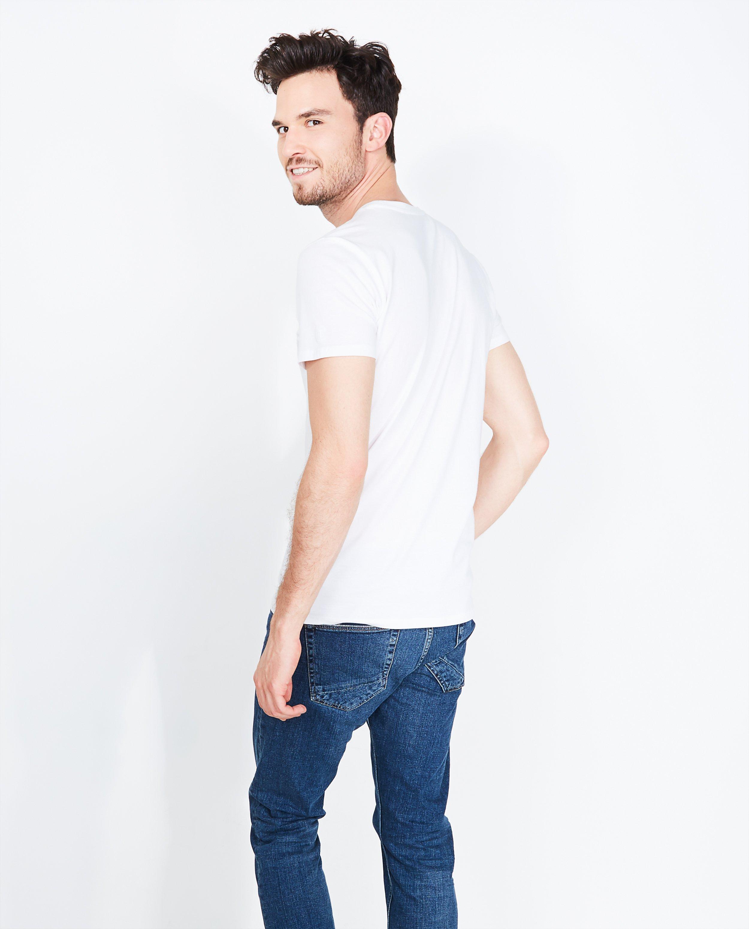 T-shirts - Wit basic T-shirt